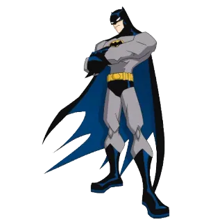 😝 Batman Batman, DC Comics, Superhéroe, Personaje de dibujos animados, Justiciero, Gotham telegram sticker