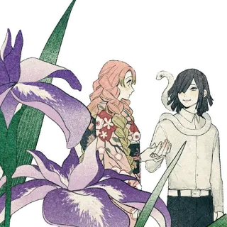 🌸 Mitsuri Kanroji Demon Slayer Anime, Manga, Demon Slayer, Kanroji, Iguro telegram sticker