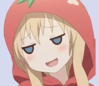😒 anime, ragazza, arrogante, pomodoro, carina, espressione, cartone animato telegram sticker