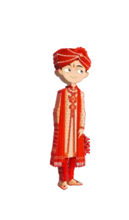 🤴 mariage indien, sherwani, vêtements traditionnels, marié, tenue de mariage telegram sticker