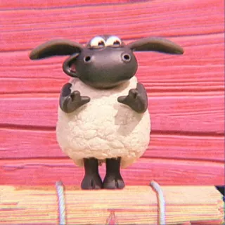 ☁️ Shaun the Sheep 羊, 漫画, 動物, クレイアニメ telegram sticker