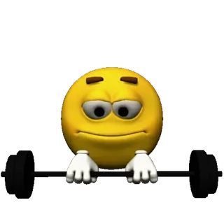 🏋️ Emoji, Levantamento de peso, Exercício, Fitness, Smiley, Academia telegram sticker