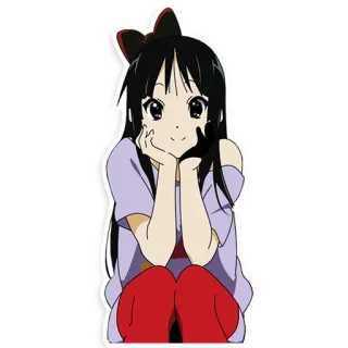 😊 anime, ragazza, cartone animato, kawaii, manga telegram sticker