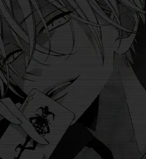 🖤 Joker JOKER 动漫, 小丑, 卡牌, 反派, 漫画, 黑暗, 男性 telegram sticker