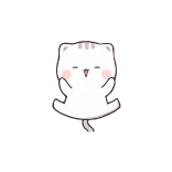 👻 gato, lindo, animal, gatito, feliz, kawaii telegram sticker