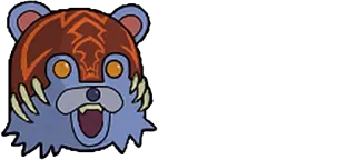 😍 สัตว์, เสือ, การ์ตูน, มาสคอต, น่ารัก telegram sticker
