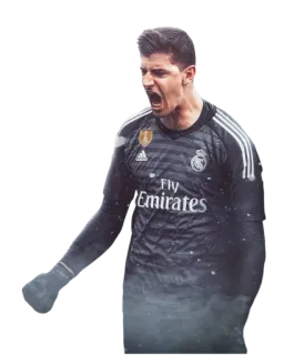 1️⃣ fútbol, portero, deportes, real madrid, fútbol whatsapp sticker