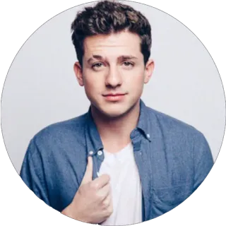 👍 Charlie Puth musician, singer, portrait, celebrity, Charlie Puth telegram sticker