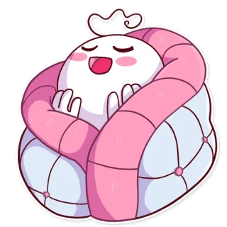 😌 Dibujo animado, Kawaii, Lindo, Sticker, Ilustración whatsapp sticker