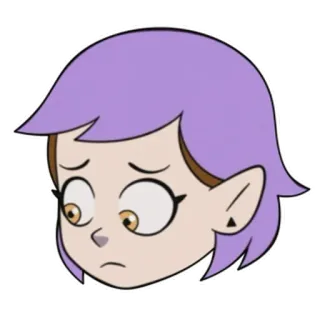 😟 Amity Blight The Owl House cartoon, animated, tv show, Amity Blight, The Owl House telegram sticker