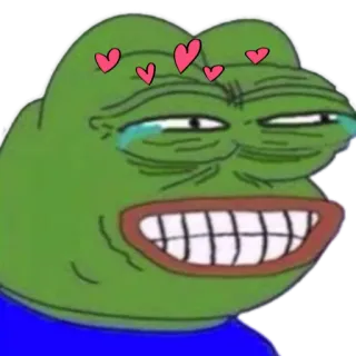 😂 Pepe the Frog Pepe, katak, meme, meme internet, budaya internet whatsapp sticker