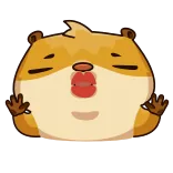 Senya Hamster @TgSticker telegram emojis 😘