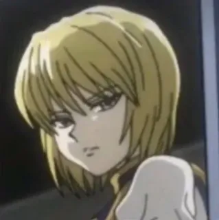 🕷️ Kurapika Hunter x Hunter anime, manga, kurapika, hunter x hunter, character telegram sticker