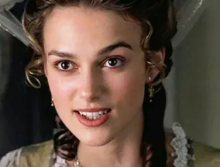 😄 portrait, actrice, Keira Knightley, visage, femme whatsapp sticker