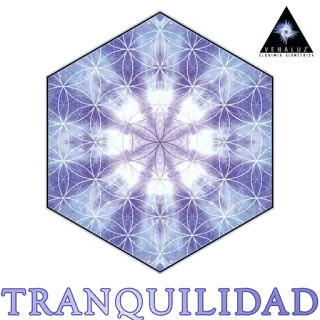 🙏 TRANQUILIDAD 生命之花, 灵性, 神圣几何, 冥想, 和谐 telegram sticker