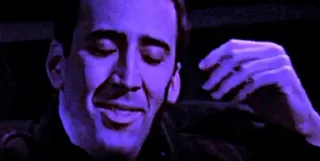 🍄 Nicolas Cage nicolas cage, acteur, célébrité, portrait telegram sticker