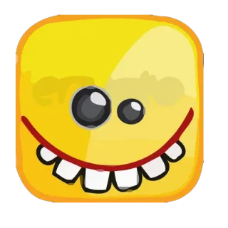 🤪 만화, 이모지, 스마일리, 노란색, 행복 telegram sticker