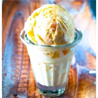 😍 ice cream, dessert, food, sundae, sweet, treat telegram sticker