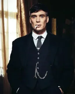 🌵 Thomas Shelby Peaky Blinders cillian murphy, gangster, rokok, setelan, peaky blinders, bbc telegram sticker