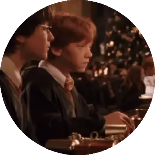 🌟 Harry Potter Harry Potter, Ron Wemel, Zweinstein, Tovenaar, Film, Fantasy telegram sticker