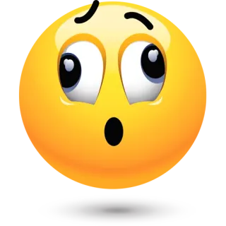 😵 Emoji, zszokowany, zaskoczony, wyraz, emocja telegram sticker