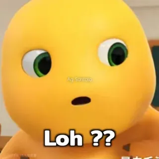 😶 Loh ?? telegram sticker