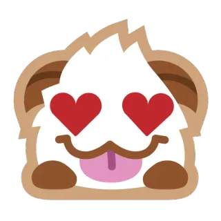 😍 Poro League of Legends Poro, League of Legends, süß, Tier, Videospiel telegram sticker