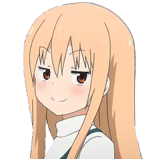 😏 Umaru Doma Himouto! Umaru-chan anime, umaru, himouto, umaru-chan, chibi, arrogante, linda, dibujos animados telegram sticker