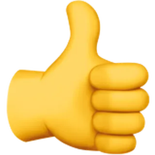 👍 좋아요, 이모티콘, 좋음, 긍정적, OK telegram sticker