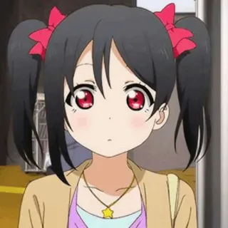 🎈 Nico Yazawa Love Live! Anime, Cartoon, Mädchen, Idol, Charakter, Nico Nico Nii, Love Live! telegram sticker