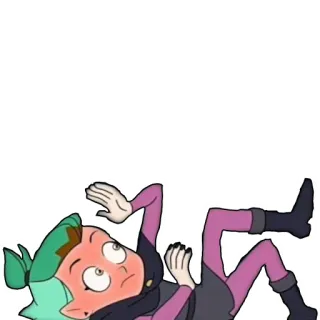 🥵 Amity Blight The Owl House Amity Blight, The Owl House, cartoon character, animated series, Disney, fan art telegram sticker