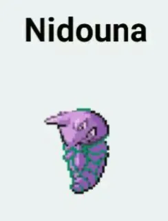 🆘 Nidouna pokemon, monster, permainan, karakter telegram sticker