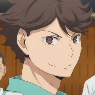 💗 Tooru Oikawa Haikyuu!! Anime, Haikyuu, Tooru Oikawa, Pallavolo, Personaggio, Sport telegram sticker