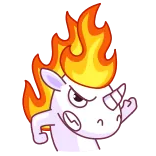Поникорн от канала @TgSticker telegram stickers