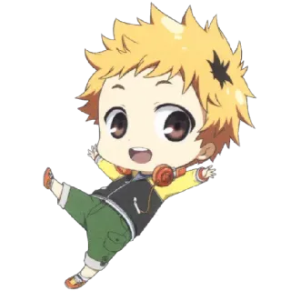 😎 Anime, Chibi, Carino, Personaggio, Cartone animato, Disegno, Manga telegram sticker