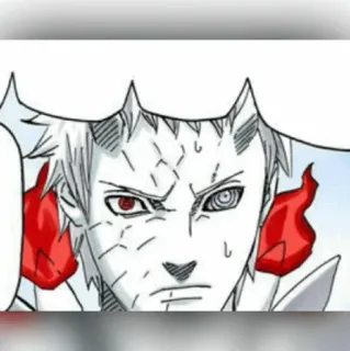 ⚫️ Obito Uchiha Naruto Anime, Manga, Uchiha, Cattivo, Obito telegram sticker