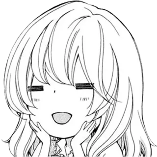 ☺️ anime, manga, cute, girl, kawaii telegram sticker
