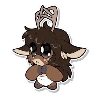 🥺 deer anthro telegram sticker