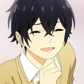 🖇 Anime, Manga, Horimiya, Postać, Chłopak telegram sticker