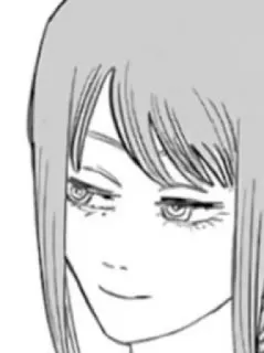 😏 Makima Chainsaw Man anime, manga, makima, chainsaw man, portrait, woman telegram sticker