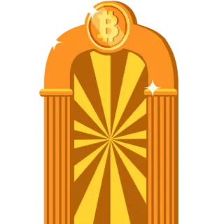 🚪 Биткоин, Криптовалюта, Золото, Деньги, Крипто whatsapp sticker