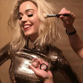 🌿 Katy Perry Katy Perry, makeup, celebrity, blonde hair, artist telegram sticker