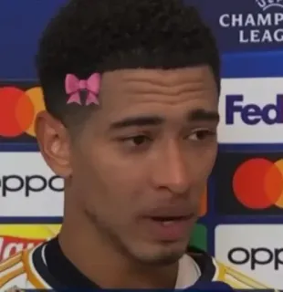 💋 Jude Bellingham UEFA Champions League telegram sticker