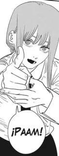 🌟 Makima Chainsaw Man ¡PAAM! anime, manga, character, chainsaw man telegram sticker