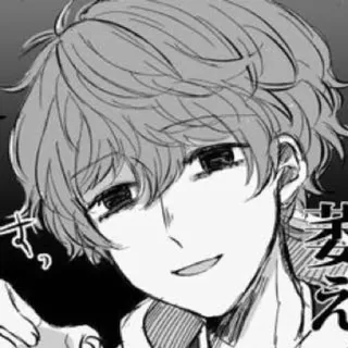 🌟 Anime, Manga, Kreskówka, Portret, Postać, Ilustracja telegram sticker