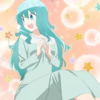 ♥ anime, cartoon, girl, character telegram sticker