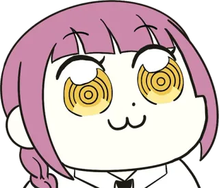🙃 anime, manga, cute, girl, sticker telegram sticker