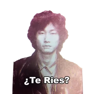 😒 ¿Te Ries? pessoa, sticker, retrato, expressão, pergunta telegram sticker