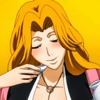 ☺️ Rangiku Matsumoto Bleach anime, Rangiku, Matsumoto, Bleach, character telegram sticker
