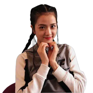😍 wanita, gadis, orang, hati, senyum, potret telegram sticker
